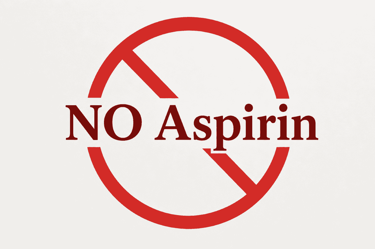 No Aspirin